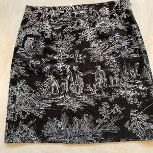 Ann Taylor EUC Toile Mini Skirt
